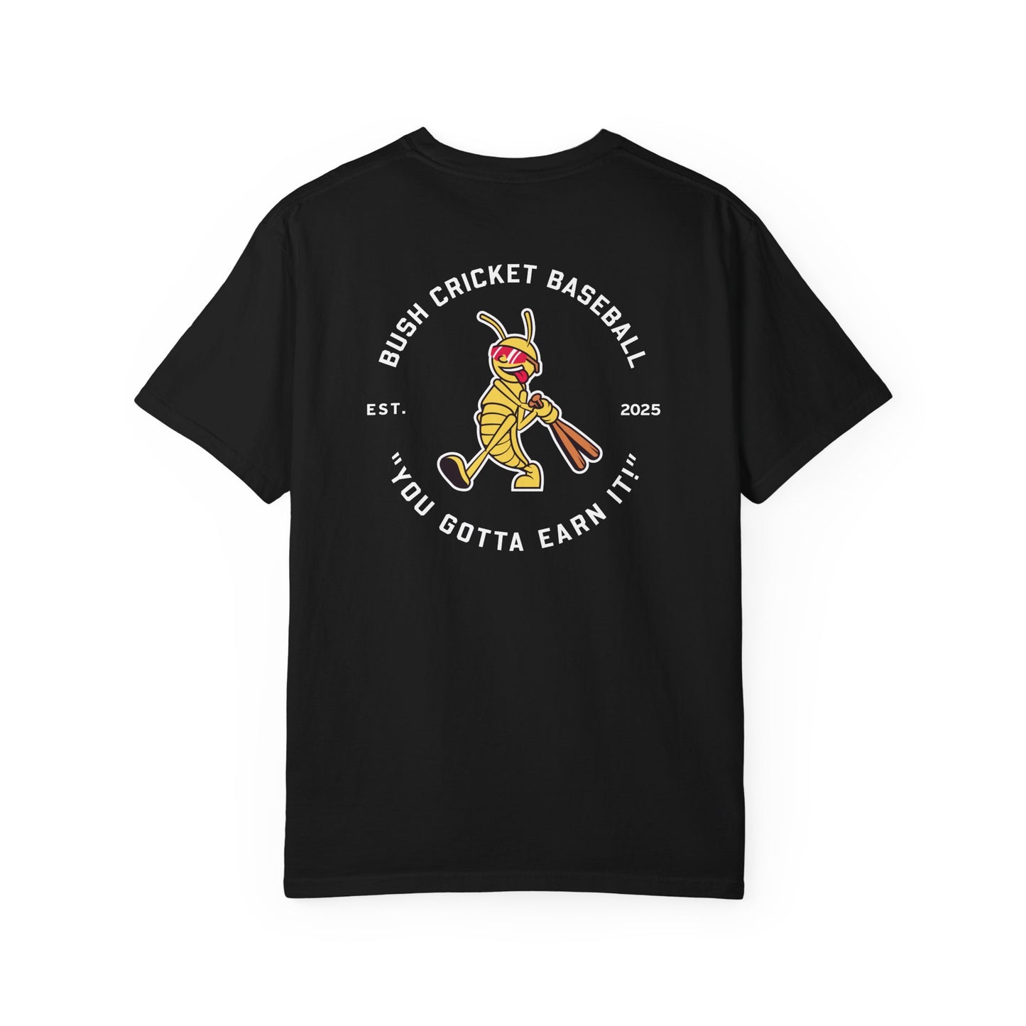 Batter - Bush Cricket Baseball T-Shirt, 100% Cotton