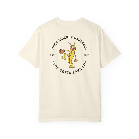 Pitcher - Bush Cricket Baseball T-Shirt, 100% Cotton