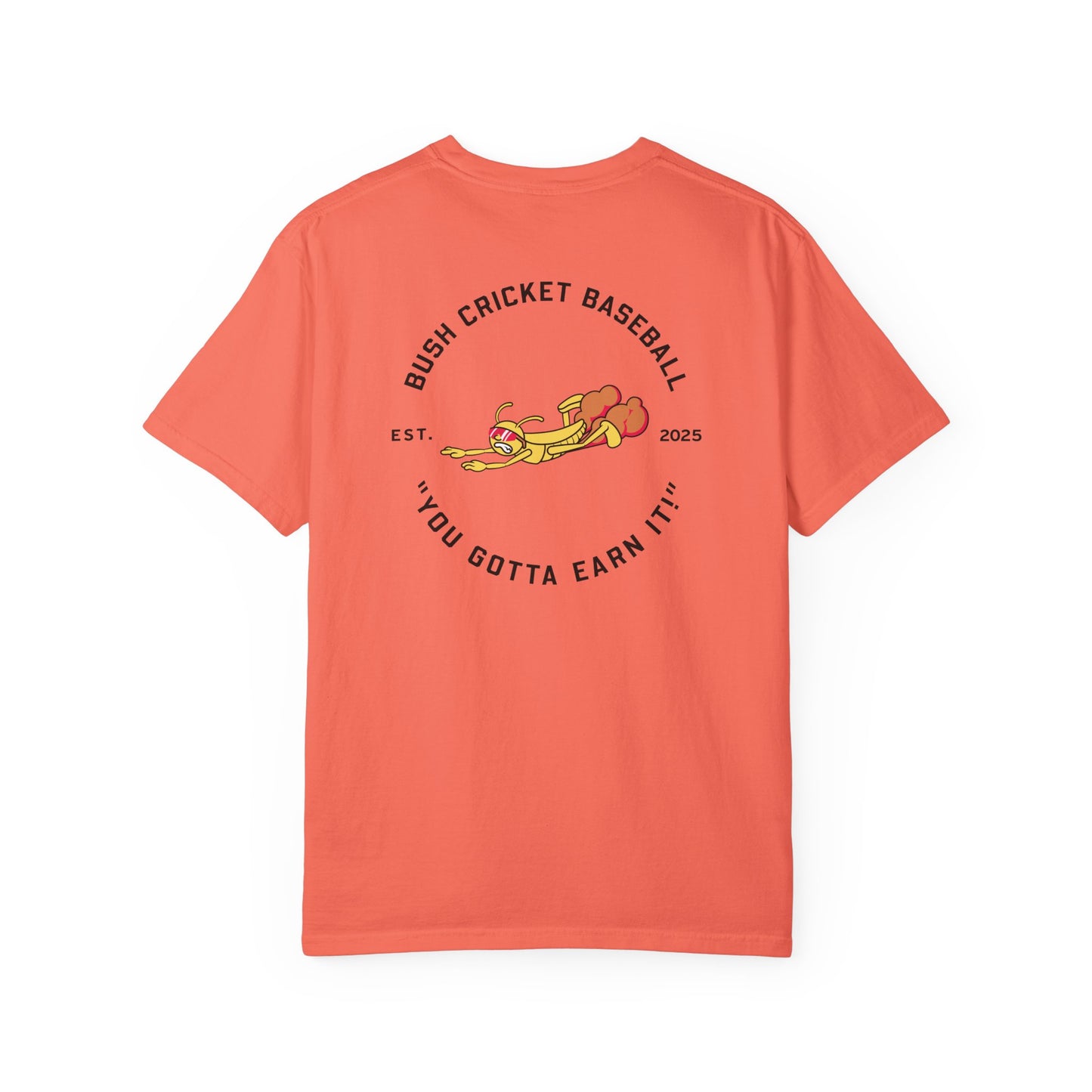 Baserunner - Bush Cricket Baseball T-Shirt, 100% Cotton