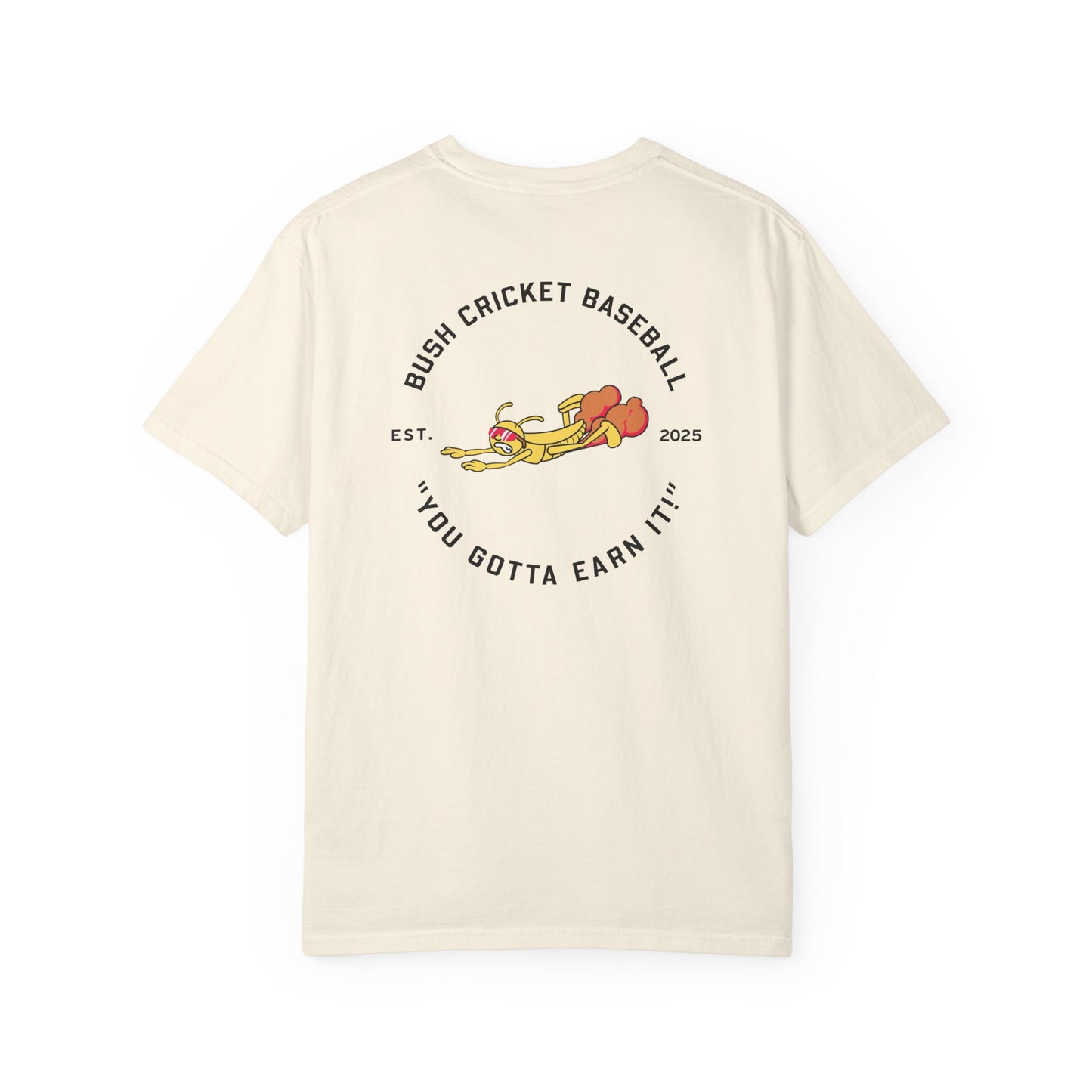 Baserunner - Bush Cricket Baseball T-Shirt, 100% Cotton