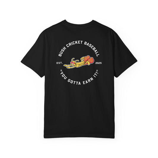 Baserunner - Bush Cricket Baseball T-Shirt, 100% Cotton