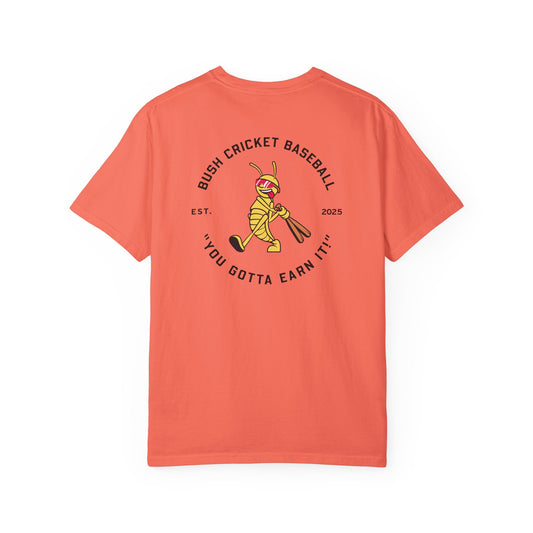 Batter - Bush Cricket Baseball T-Shirt, 100% Cotton