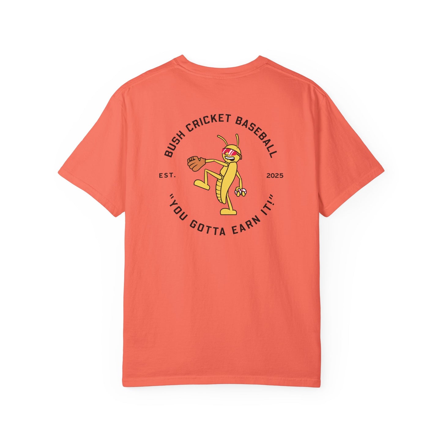 Pitcher - Bush Cricket Baseball T-Shirt, 100% Cotton