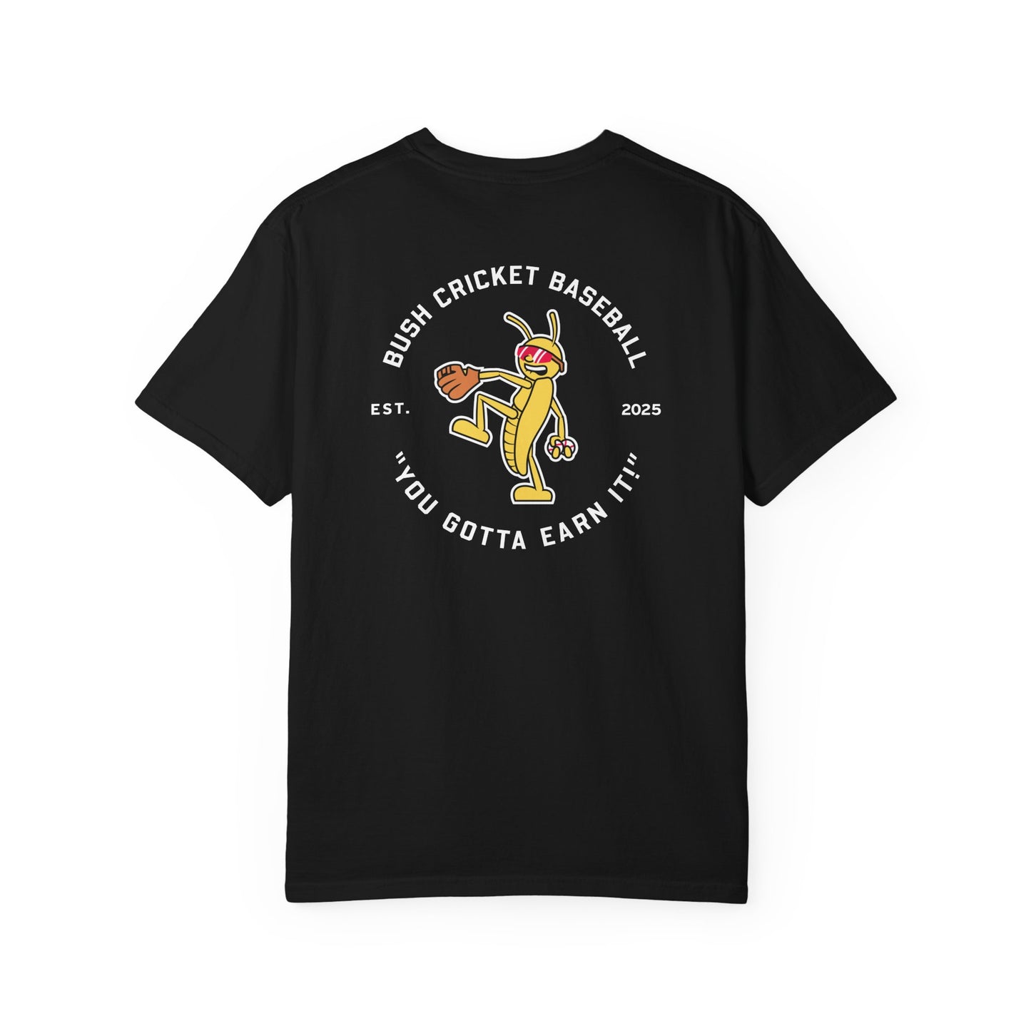 Pitcher - Bush Cricket Baseball T-Shirt, 100% Cotton